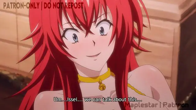 Rias Delivers a Christmas Gift to Issei Hanime